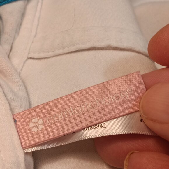 Comfort Choice woman's plus size front close cotton wireless bra sz 48D - Picture 8 of 11